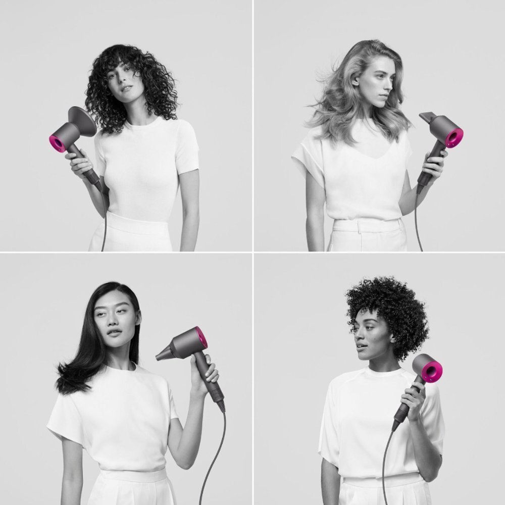 Фен Dyson Supersonic HD07 (Nickel/Fuchsia)