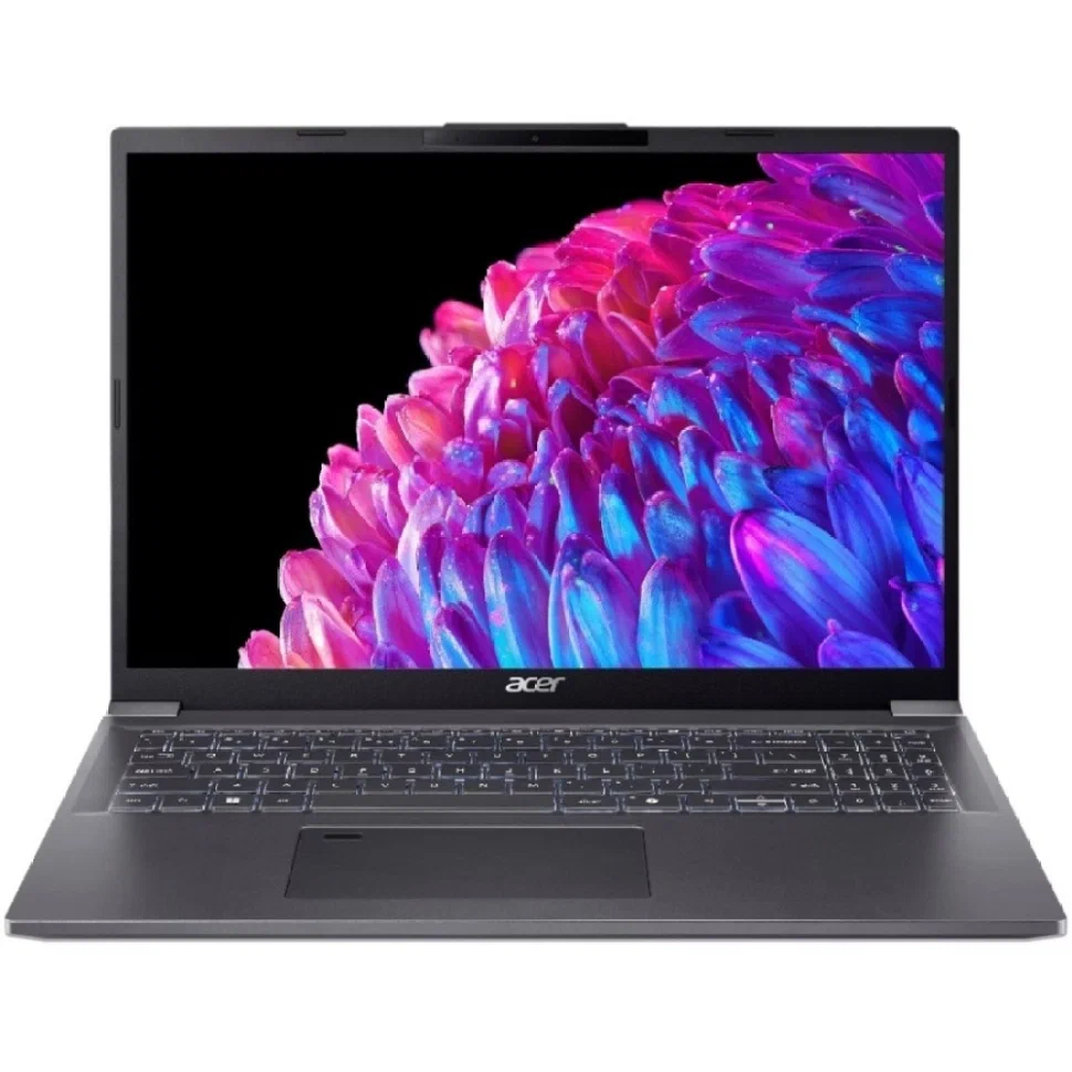 Ноутбук Acer Aspire 16 A16-71M-71FM (16" OLED, Intel Core Ultra 7 155H, 32Gb, 1Tb SSD, Intel Arc, noOS) (Серый)