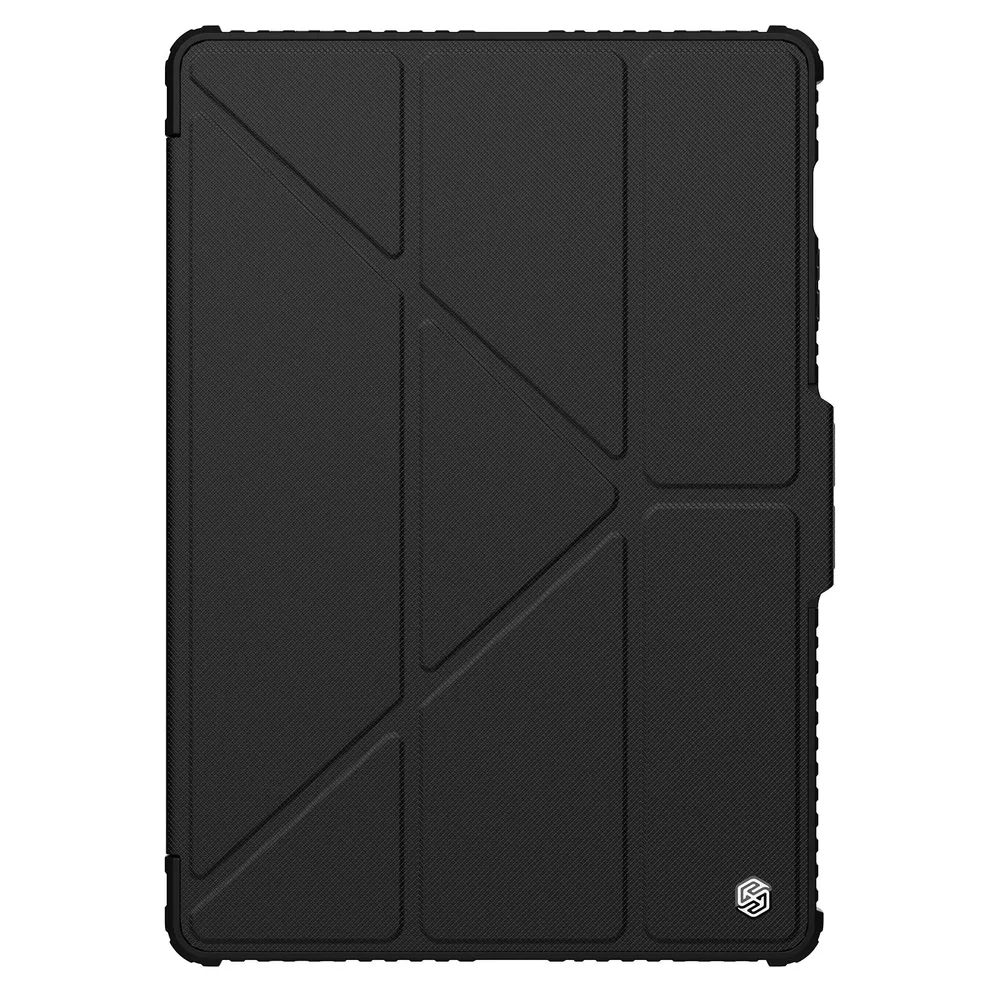 фото Чехол-книжка Nillkin Bumper Leather case Pro для Samsung Galaxy Tab S9+ защита камеры/полиуретан (черный)