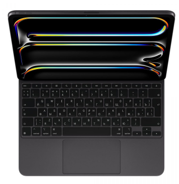 фото Клавиатура Apple Magic Keyboard with Trackpad для iPad Pro 13 (2024) русская (нейлон с подставкой) (черный) (MWR53)