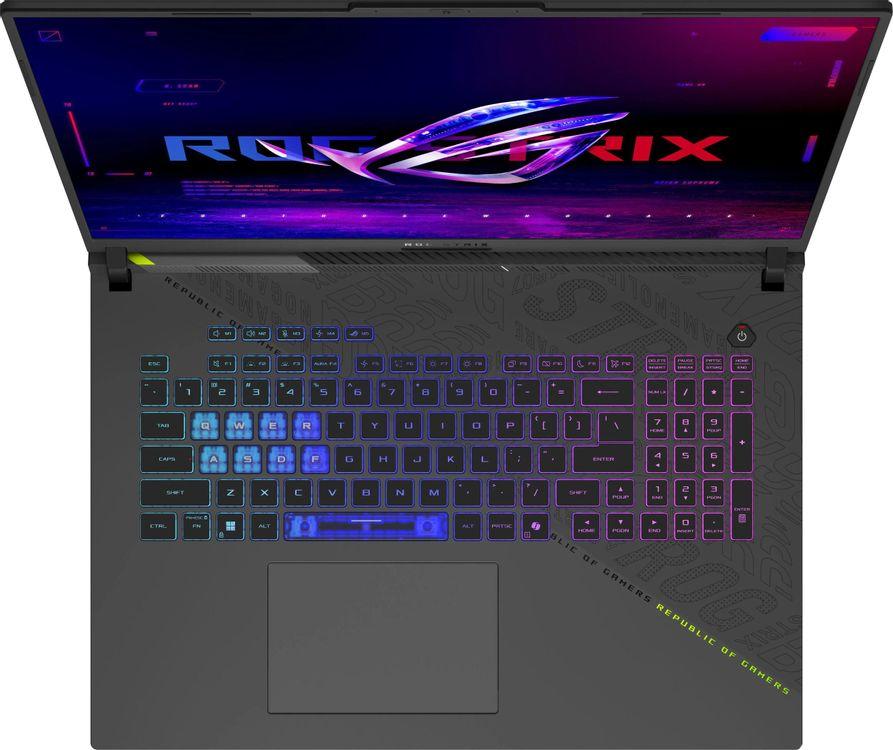 Ноутбук ASUS ROG Strix G18 G814PM-S8074 (18" IPS, AMD Ryzen 9 8940HX, 16Gb, 1Tb SSD, NVIDIA GeForce RTX 5060 8Gb, noOS) (Серый) — фото 6