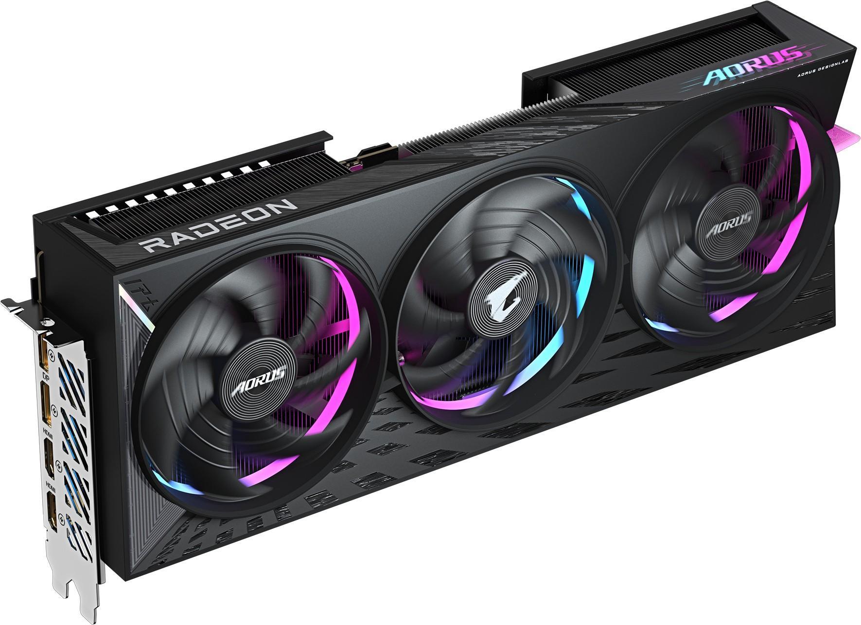 Видеокарта Gigabyte (GV-R9070XTAORUS E-16GD) Radeon RX 9070 XT 16GB AORUS E