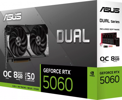 ASUS RTX 5060 8 ГБ DUAL OC — характеристики, обзор и цена | Device365 — Device365