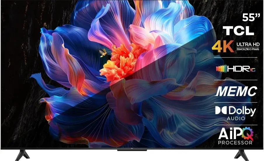 Телевизор TCL 55P6K, 55", DLED 4K UHD, 60 Гц, Smart TV