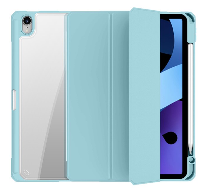 фото Чехол-книжка Mutural Folio Case для Apple iPad mini 6 (2021) (полиуретан с подставкой) (голубой)