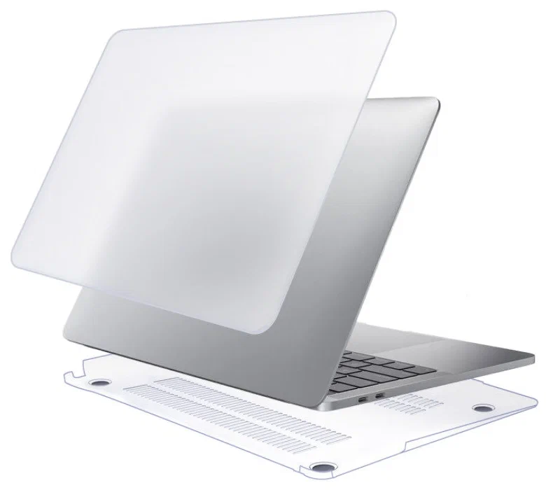 фото Чехол-накладка Palmexx MacCase для Apple MacBook Pro 14 (2021) пластиковый (матовый белый)