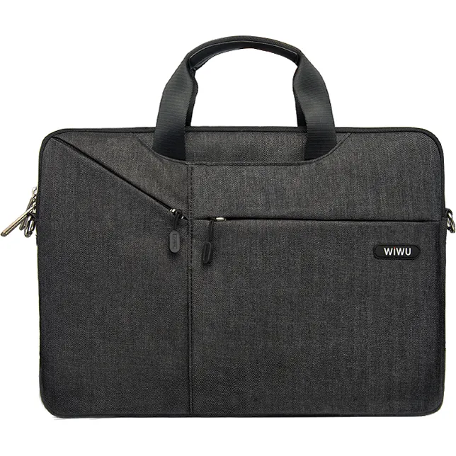 фото Чехол-сумка WIWU City Commuter Bag для ноутбука до 15.6 Дюймов (черный)
