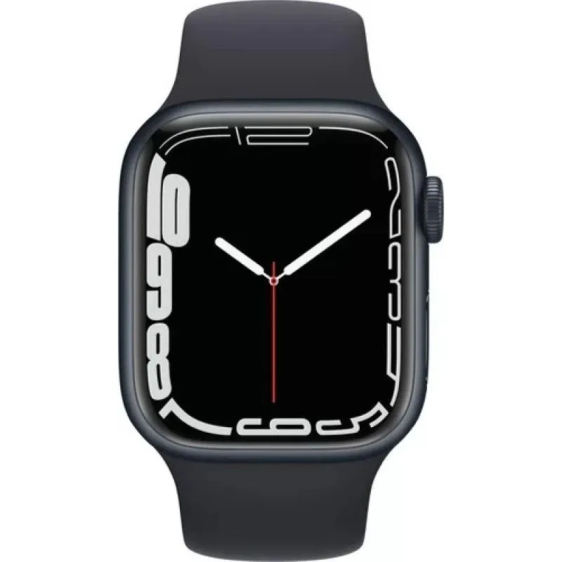 Apple Watch Series 7 41mm (GPS) Midnight Aluminum Case with Midnight Sport Band (MKMX3/MKND3) б/у