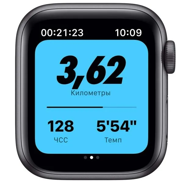 Apple Watch Series Nike+ Series SE 44mm (GPS) Space Gray Aluminum Case with Anthracite/Black Nike Sport Band (MKQ83)