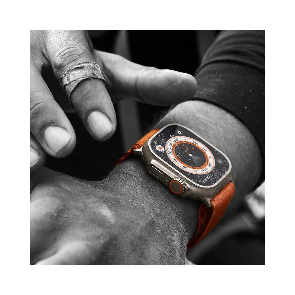 Apple Watch Ultra 49 mm (GPS+Cellular) Titanium Case Orange Alpine Loop (S) (MNHH3/MNHA3)