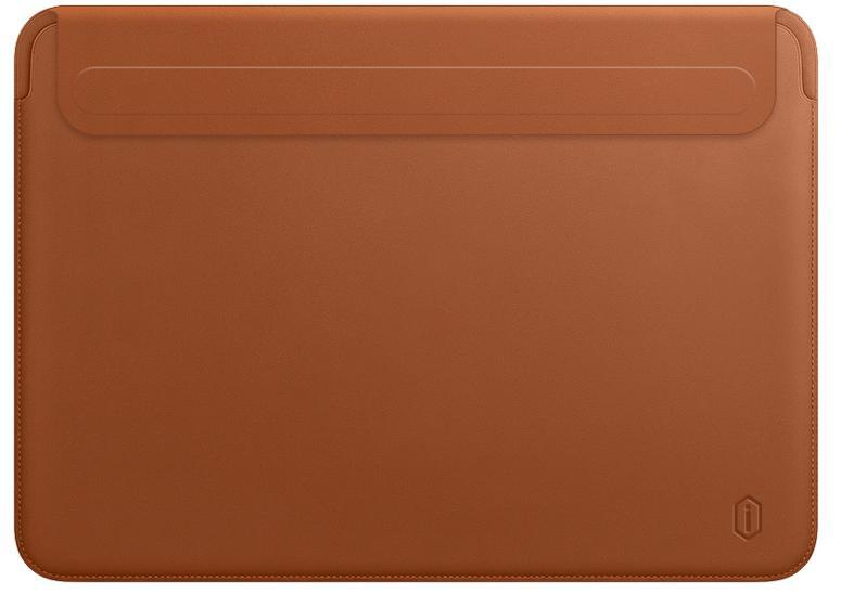 фото Чехол для ноутбука WIWU Skin New Pro II PU Leather Sleeve для Apple MacBook Pro 16.2 (2021) (коричневый)