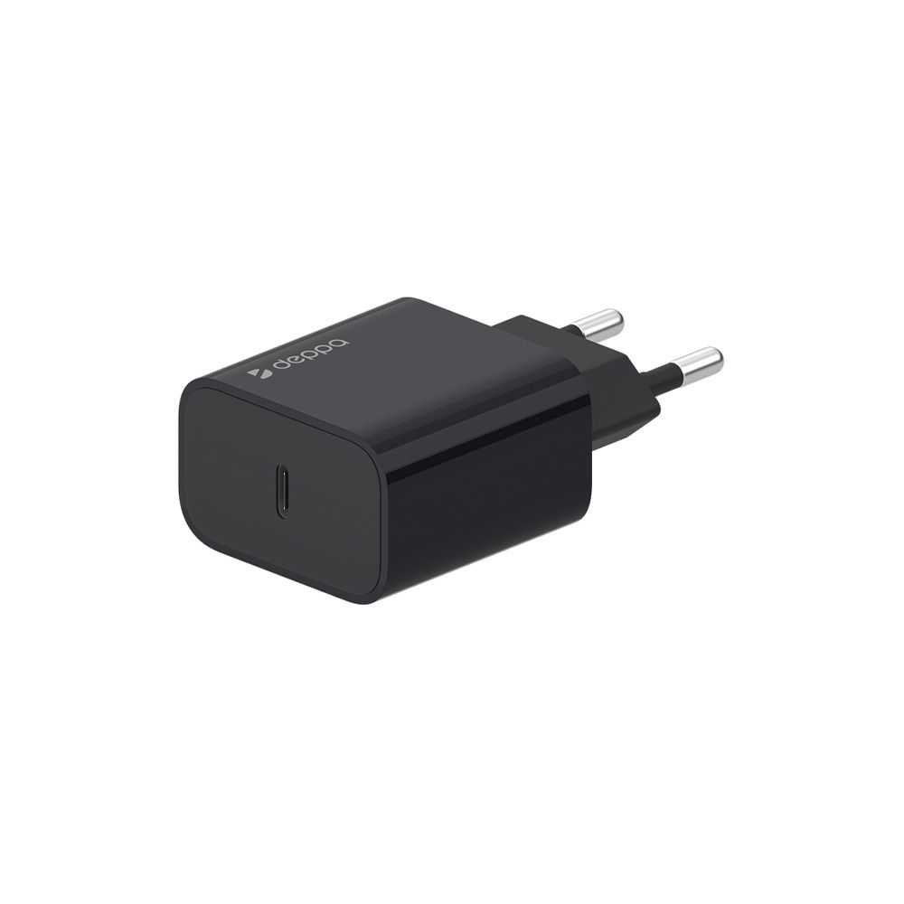 фото Сетевое зарядное устройство Deppa Deppa Wall charger (11427) 25W 3.0А Type-C (черный)