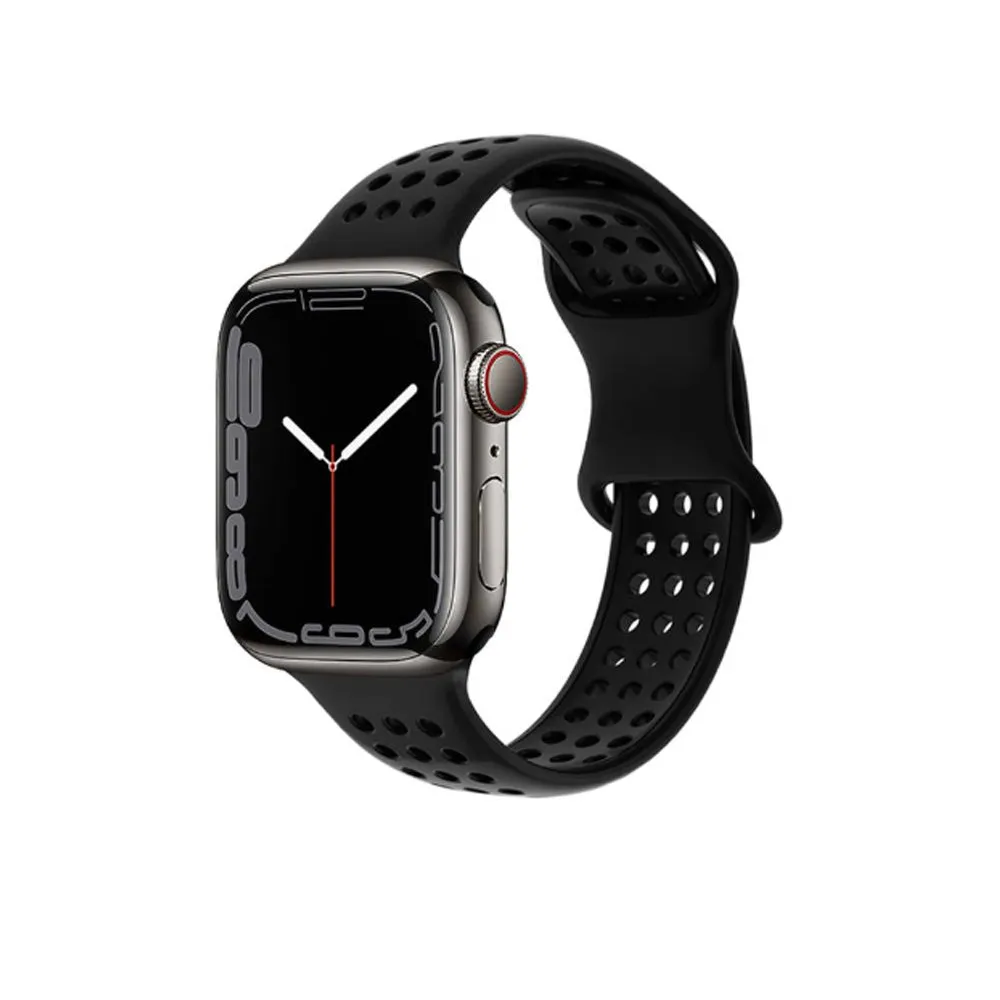 фото Ремешок Hoco WA08 Flexible для Apple Watch 42/44/45/49mm силикон (черный)