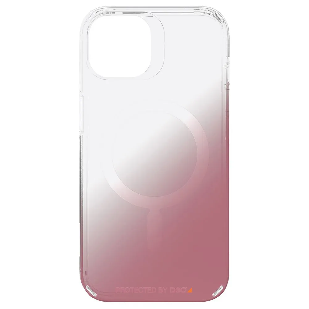 фото Чехол-накладка Zagg Gradient Anti-microbial для iPhone 13 Pro пластиковый (розовый)