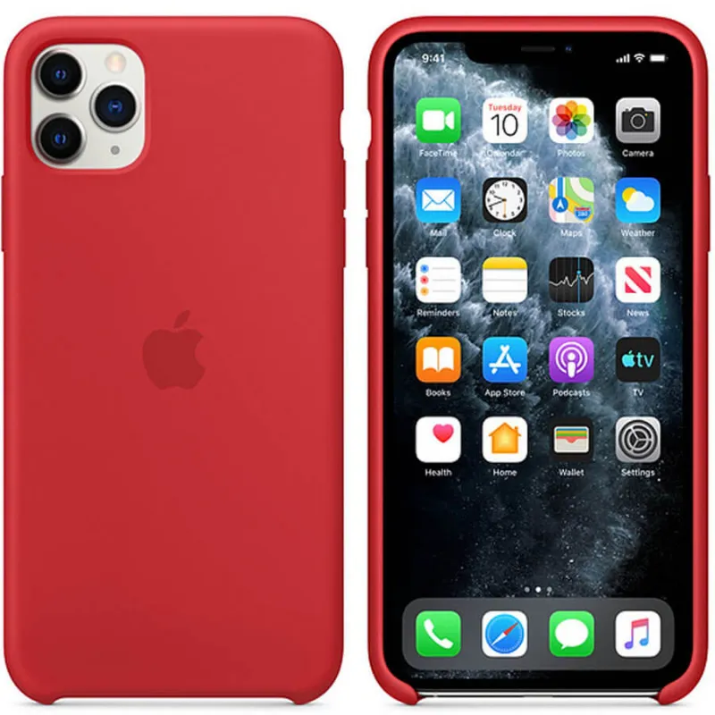 фото Чехол-накладка Devia Nature Series Silicone Case для Apple iPhone 11 Pro Max (Red)