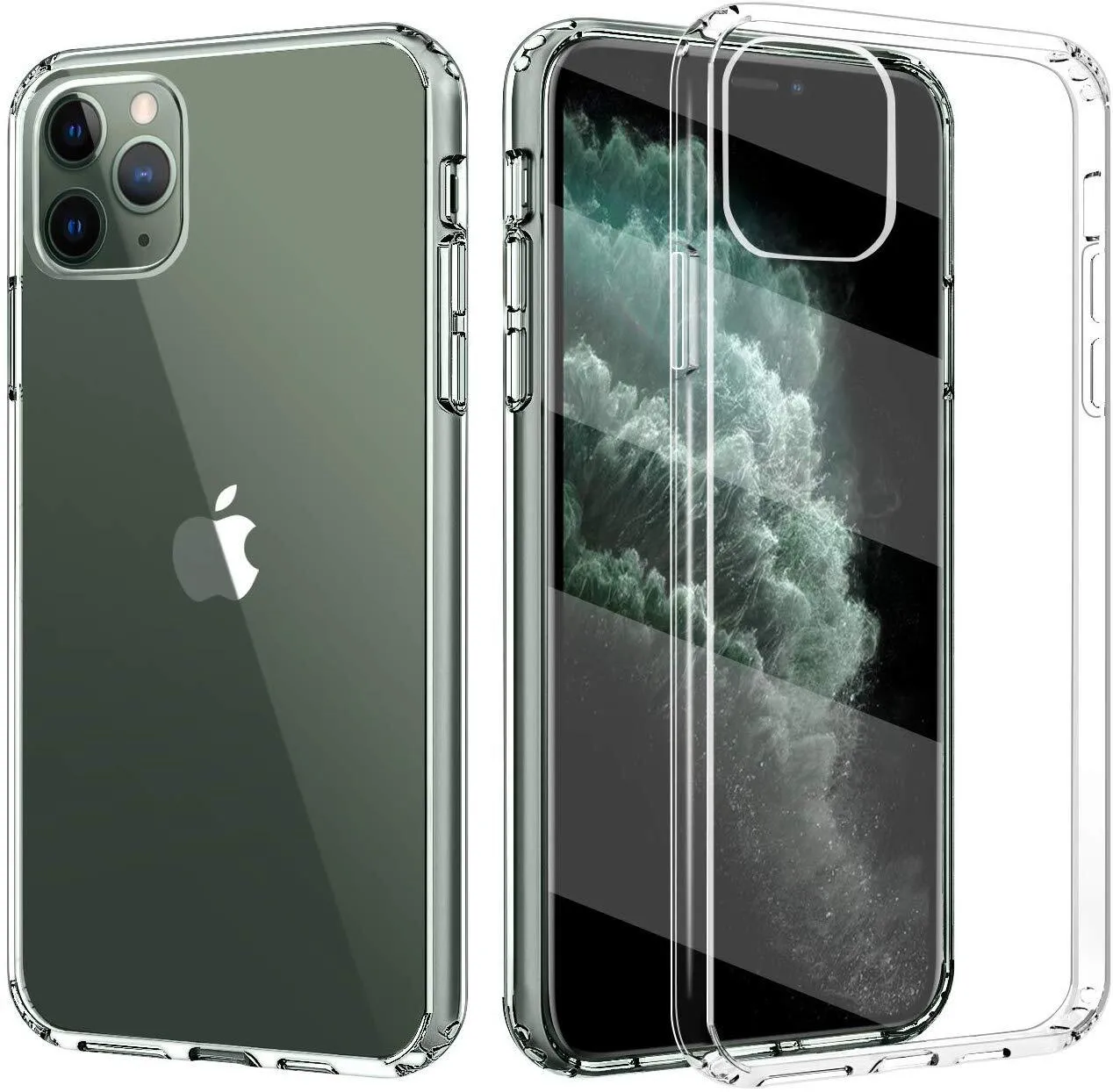 Чехол-накладка Apple Clear Case для iPhone 11 Pro Max (прозрачный) (MX0H2) уценка