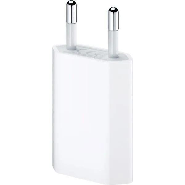 Сетевое зарядное устройство Apple iPhone 1А USB Power Adapter (белый) (MD813ZM/A) б/у