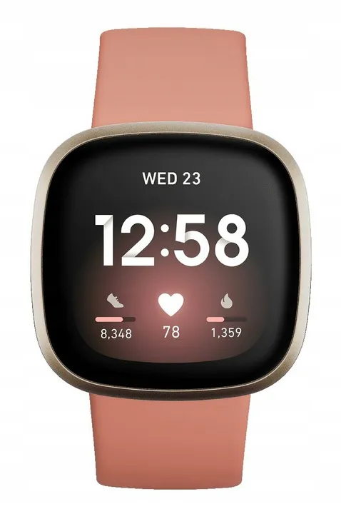 фото Умные часы Fitbit Versa 3 Wi-Fi NFC (розовый/золотой)