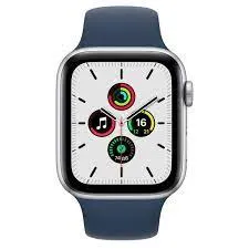 Apple Watch SE 40mm (GPS) Siver Aluminum Case with Abyss Blue Sport Band (MKNY3) б/у