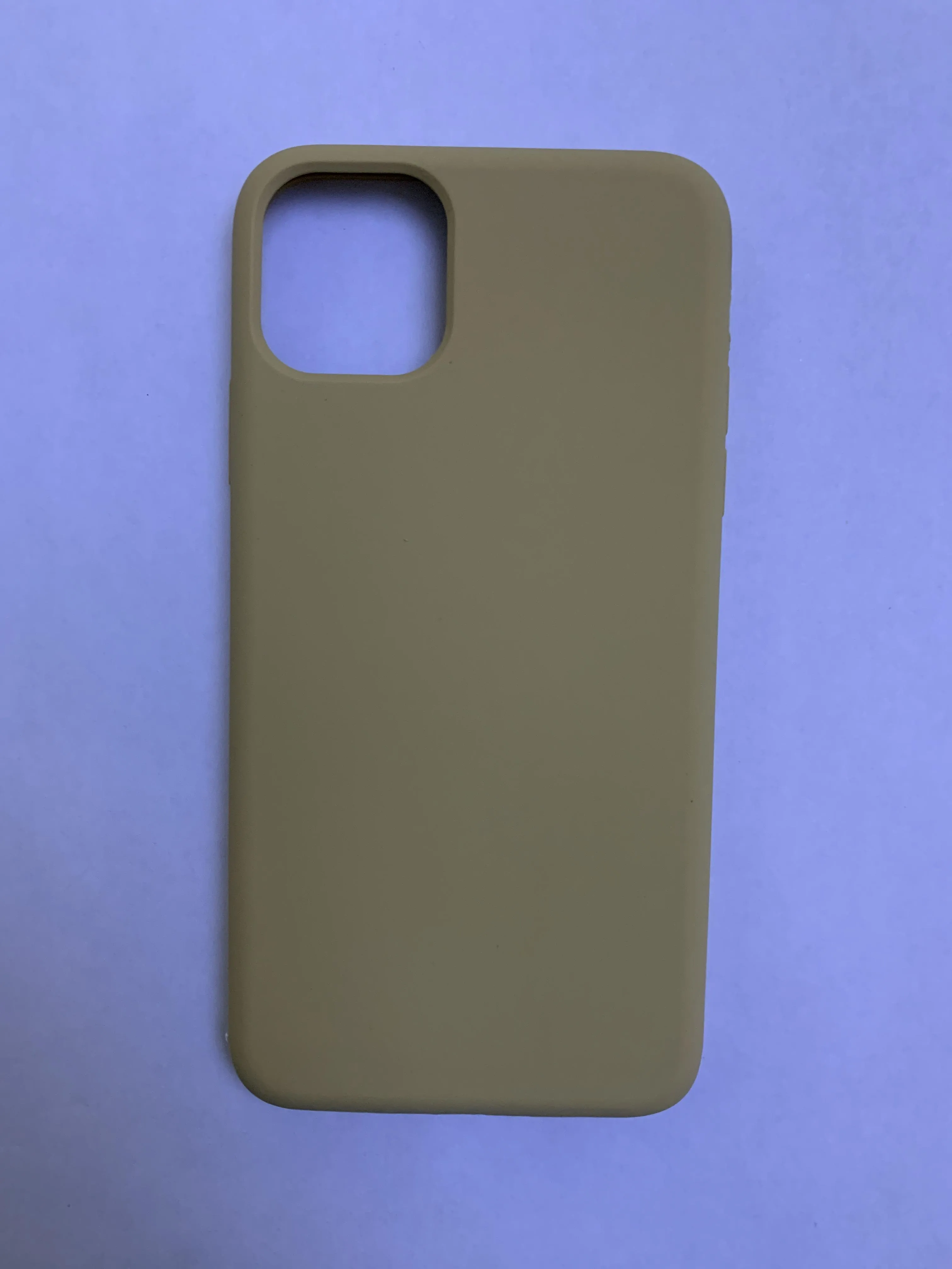 фото Чехол-накладка FaisON Silicone Case для Apple iPhone 11 Pro Max (кремовый)