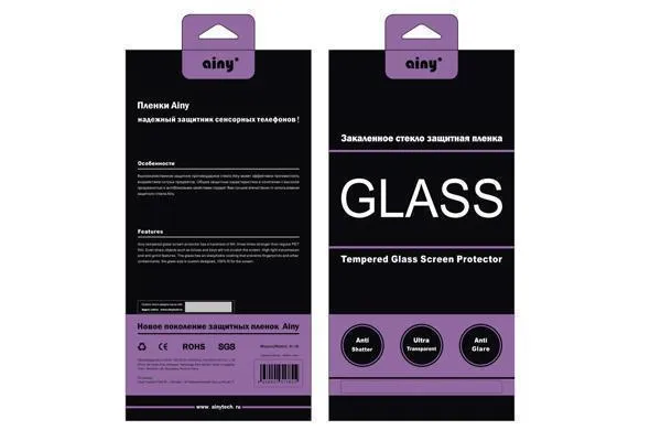 фото Защитное стекло Ainy 3D Full Screen Cover для Apple iPhone 7 Plus/8 Plus (черная рамка)