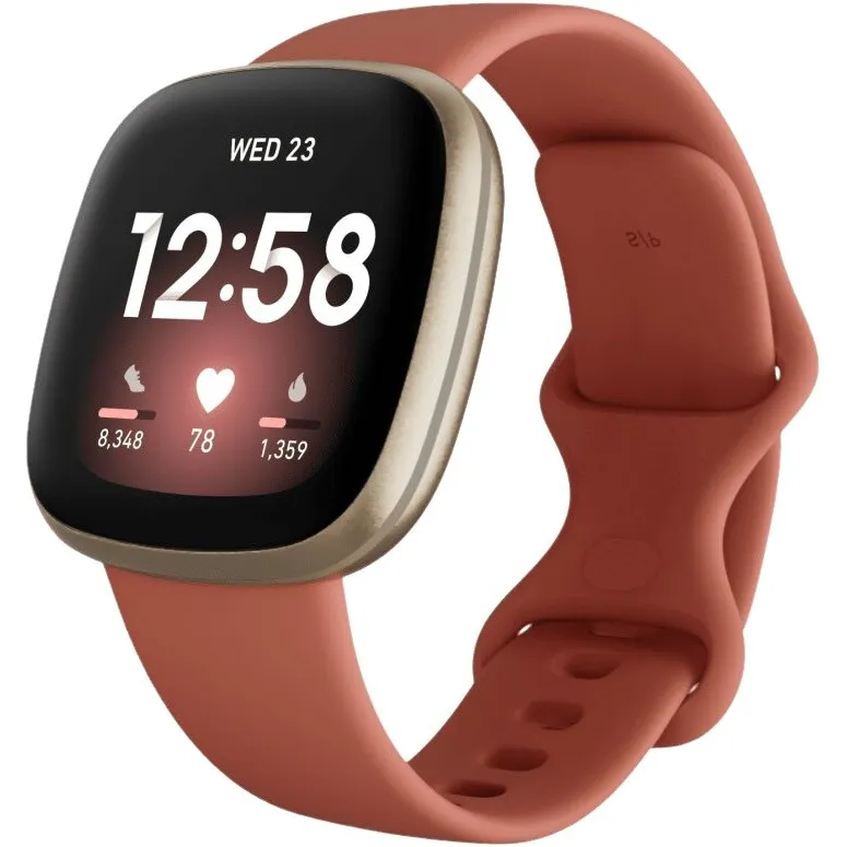 фото Умные часы Fitbit Versa 3 Wi-Fi NFC (розовый/золотой)