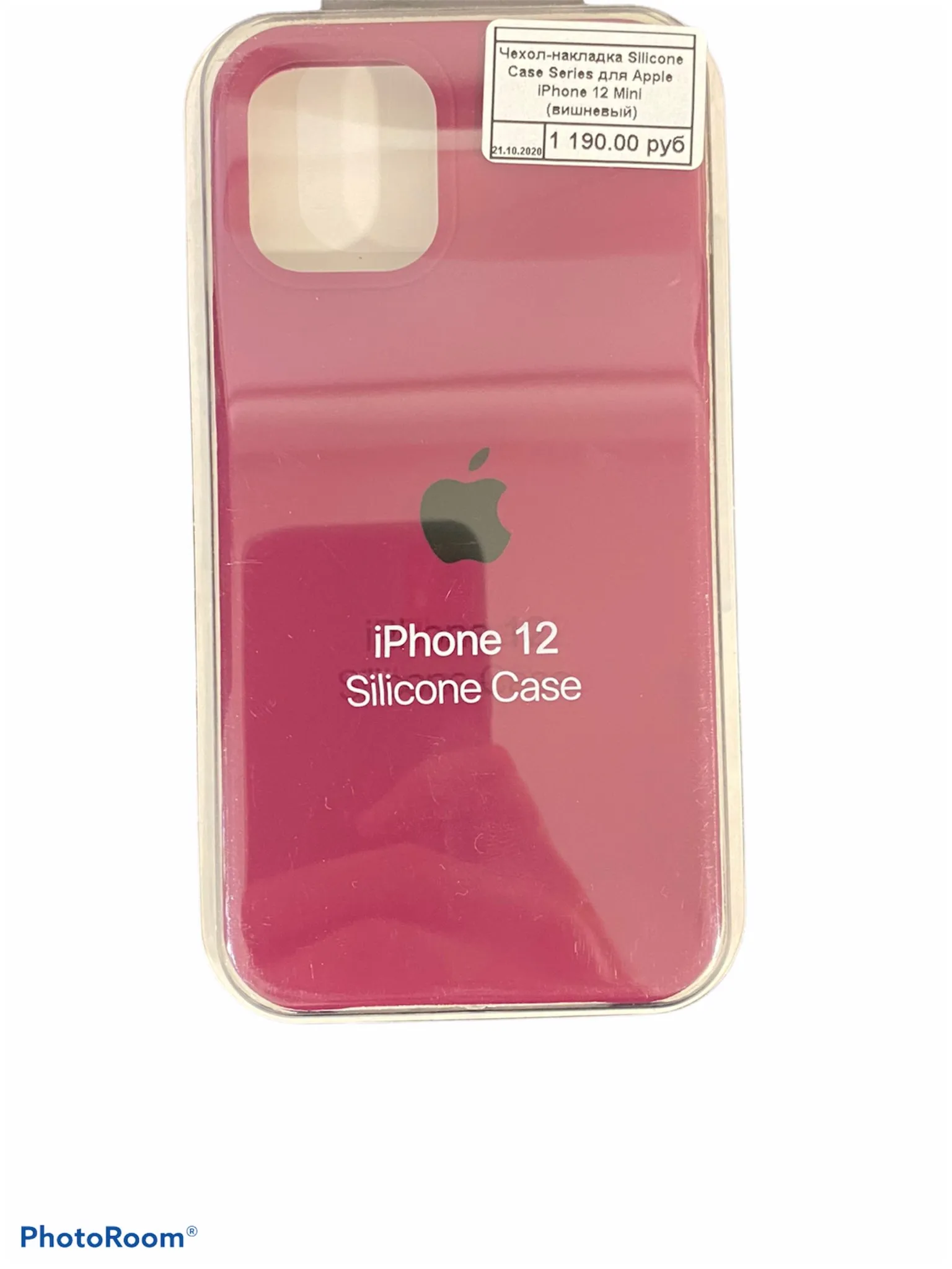 фото Чехол-накладка Silicone Case Series для Apple iPhone 12 Mini (вишневый)