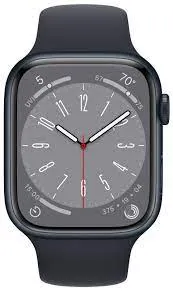 Apple Watch Series 8 45mm (GPS + Cellular) Midnight Aluminum Case with Midnight Sport Band (MNK43) б/у