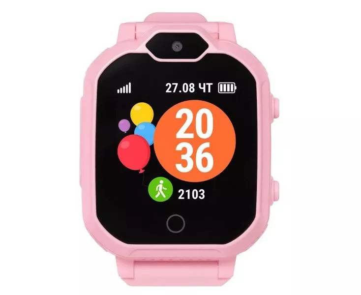 фото Детские смарт-часы Geozon Aqua Plus (Pink) (G-W19PNK)