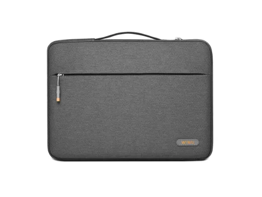фото Чехол-сумка WIWU Pilot Laptop Sleeve для ноутбука до 14 Дюймов (серый)