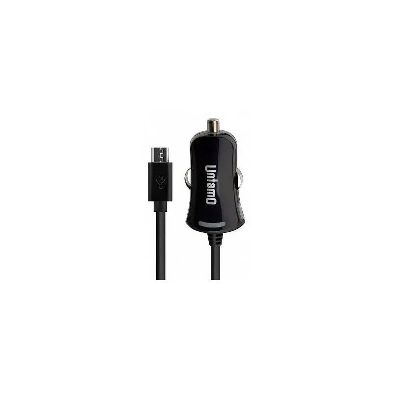 фото Автомобильное зарядное устройство Untamo Essence microUSB/ 2.1A (черный) (UESCARM2.1BL)