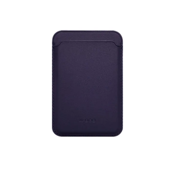 фото Чехол Kzdoo Leather Wallet MagSafe (Carbon Purple)