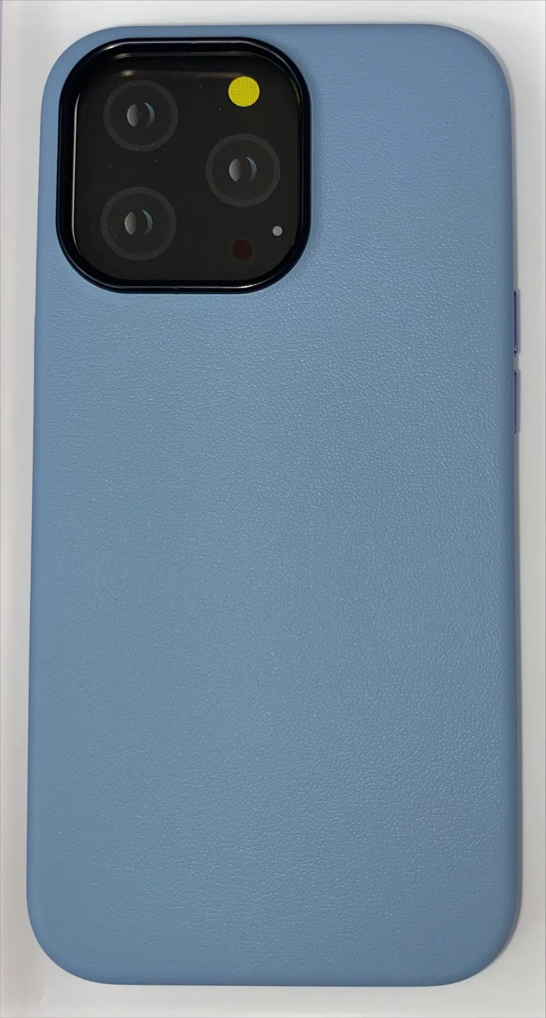 фото Чехол-накладка K-Doo Noble Collection для iPhone 13 Pro искусственная кожа (голубой)