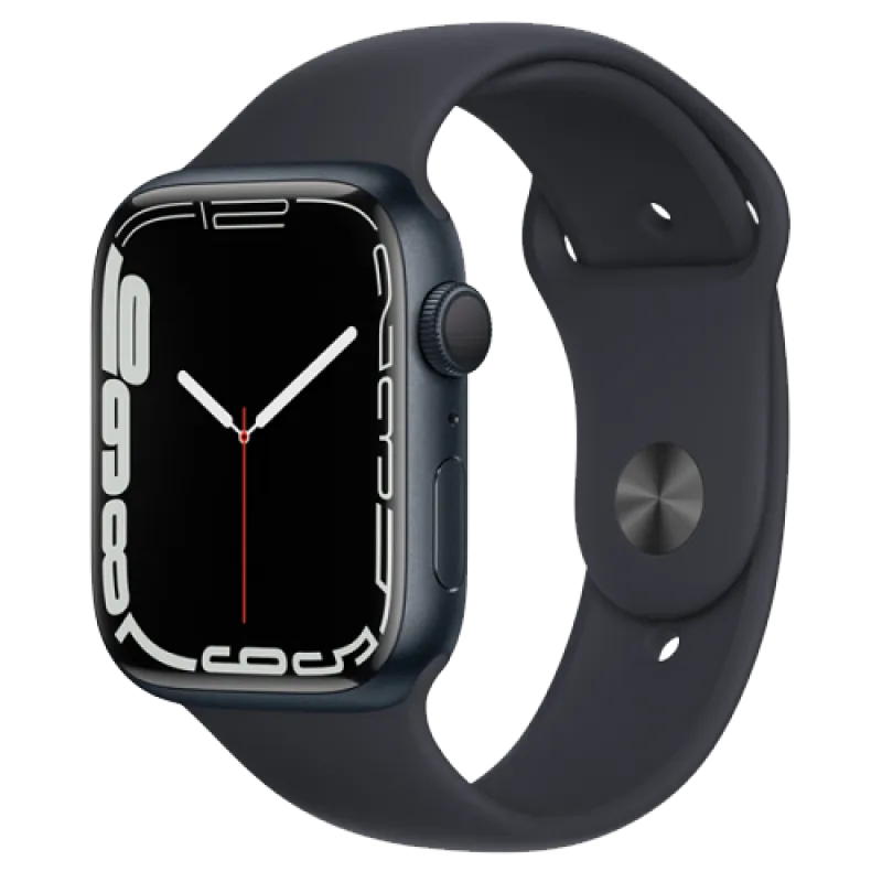 Apple Watch Series 7 41mm (GPS) Midnight Aluminum Case with Midnight Sport Band (MKMX3/MKND3) б/у