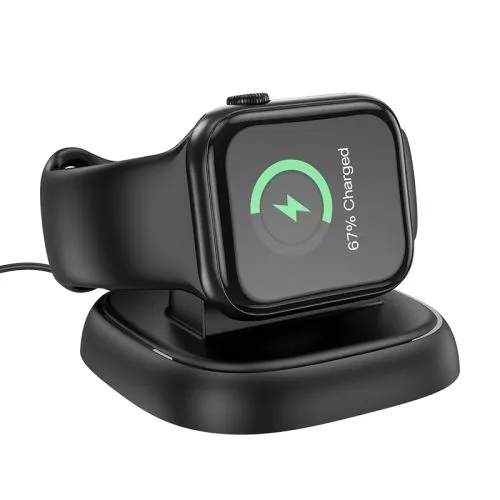 фото Беспроводное зарядное устройство Hoco (CW44) Wireless Charger (5V/1A) для Apple Watch (черный)
