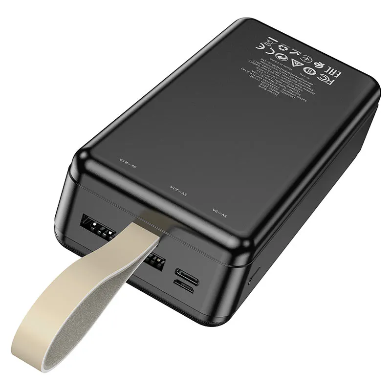 фото Внешний аккумулятор Hoco J91B 30000mAh 2хUSB/Type-C/Micro-USB (черный)