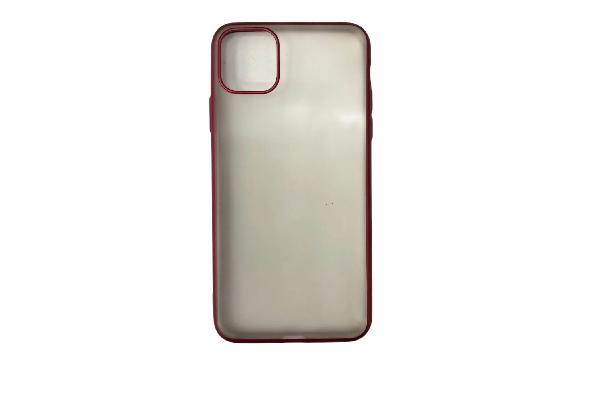 фото Чехол-накладка FaisON Modish Series для Apple iPhone 11 пластик/силиконовые края (красный)