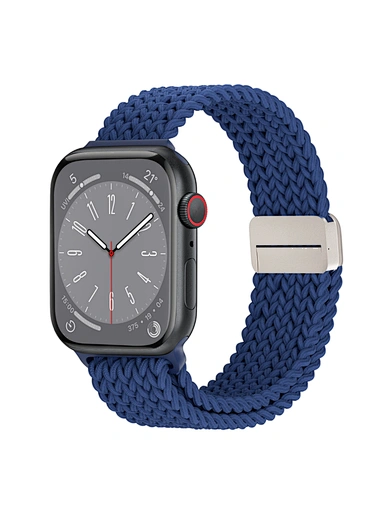 фото Ремешок WiWU Braid Magnetic для Apple Watch 42/44/45/49mm нейлон (Wi-WB004) (синий)