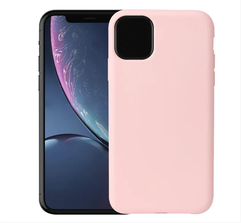 фото Чехол-накладка Silicone Case Series для Apple iPhone 11 Pro Max (розовый песок)