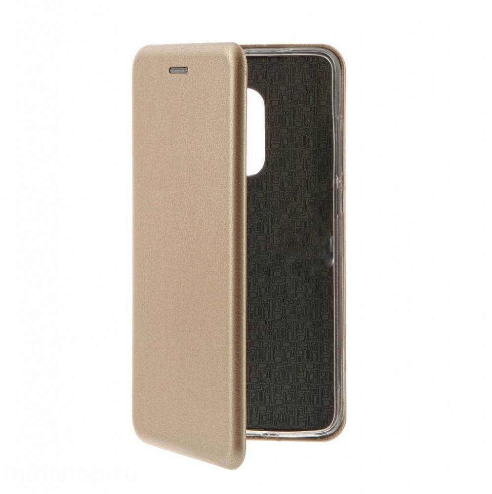 фото Чехол-книжка Flip Case для Xiaomi Redmi Note 5A искусственная кожа, силикон (золотой)