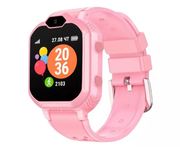 фото Детские смарт-часы Geozon Aqua Plus (Pink) (G-W19PNK)