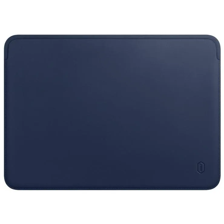 фото Чехол для ноутбука WIWU Skin Pro II PU Leather Sleeve для Apple MacBook Pro 13/Air 13 (2018) (синий)