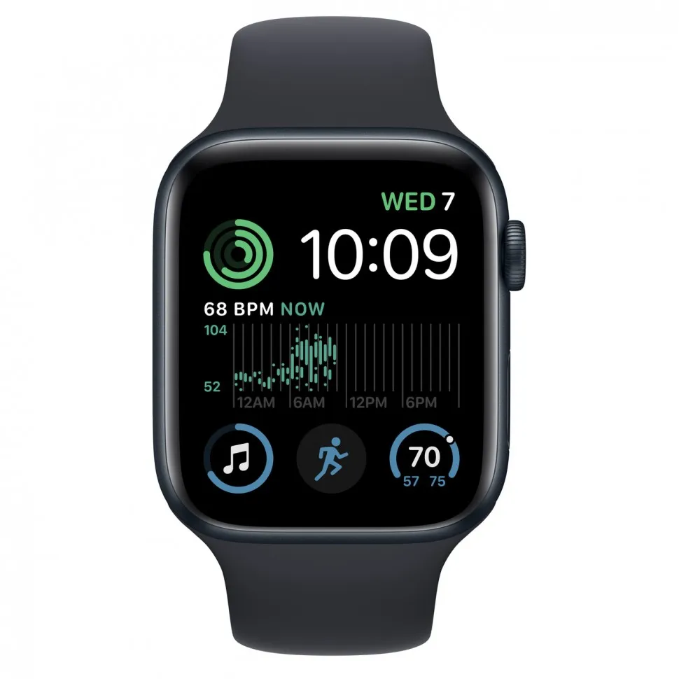 Apple Watch SE Gen 2 44mm Midnight Aluminum Case with Midnight Sport Band Б/У (Отличное состояние)